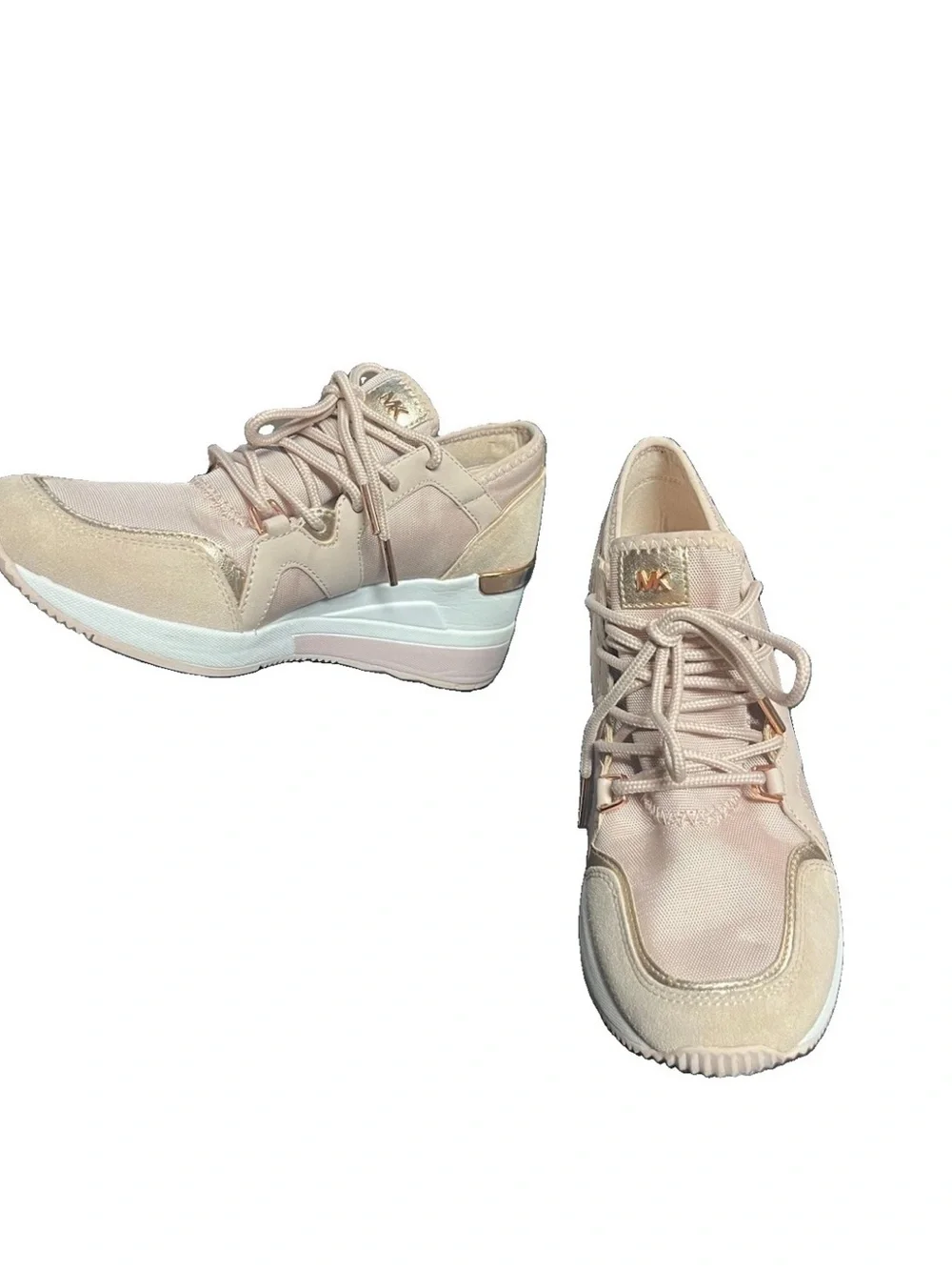 Michael Kors Blush Pink Lace-Up Women's Sneakers